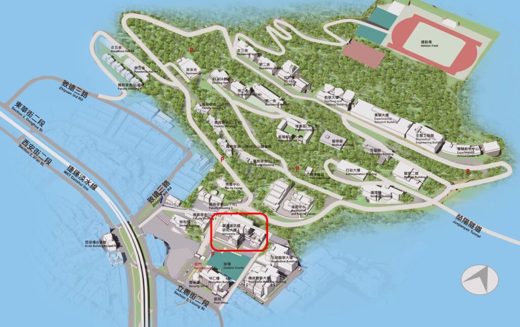 展示區位置地圖